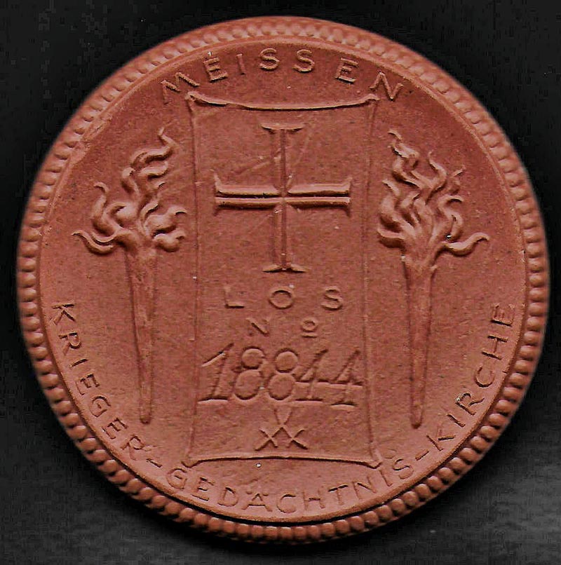 Medaille von Börner – Krieger-Gedächtnis-Kirche, Los #18844